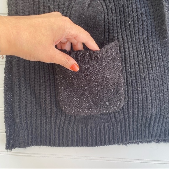 Candie's Bkack open cardigan Size Large - Picture 6 of 9